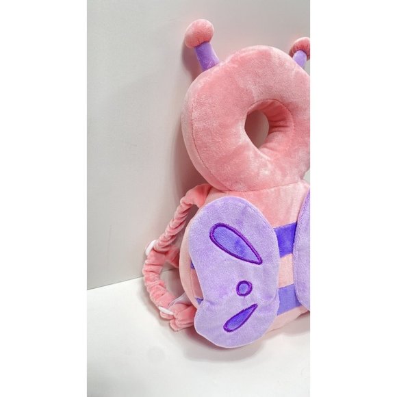 Baby Head Protection Backpack Plush Helps When Falling Soft Cushion Padding New - Picture 3 of 12